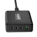 Wozinsky WGCSB 240W GaN Wall Charger USB-A / 3 x USB-C - Black - Cell phone USB charger<<<HurtelXML
