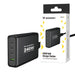 Wozinsky WGCSB 240W GaN Wall Charger USB-A / 3 x USB-C - Black - Cell phone USB charger<<<HurtelXML