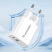 Wozinsky WGWCW USB-A USB-C 20W wall charger - white - Cell phone USB charger<<<HurtelXML