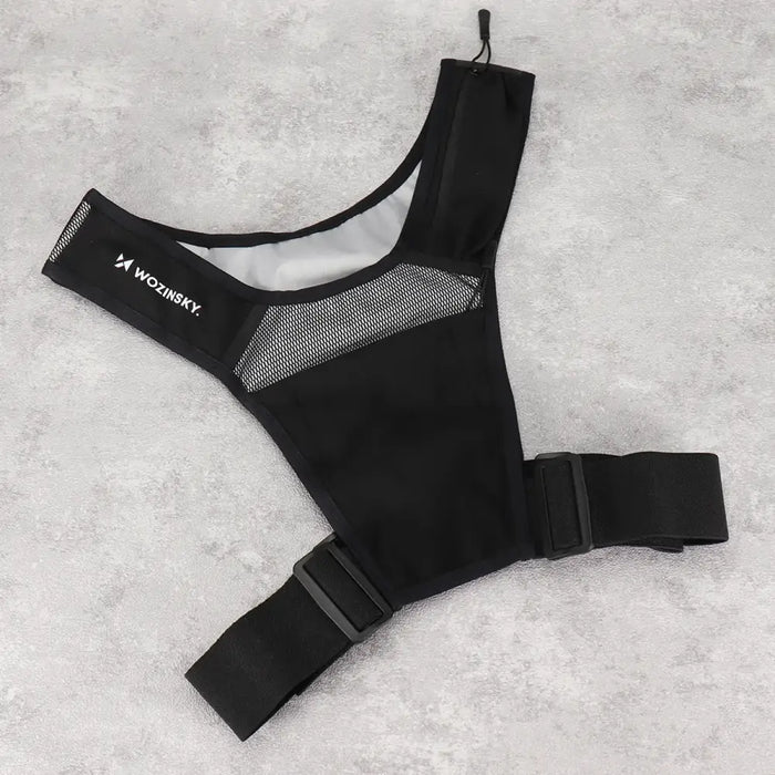 Wozinsky WKDB1 Reflective Running Vest - Black - Nerki opaski kamizelki do biegania<<<HurtelXML