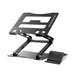 Wozinsky WRS-CPY75DSB Aluminum Laptop and Tablet Stand + Free Smartphone Stand - Black - Stands and tables