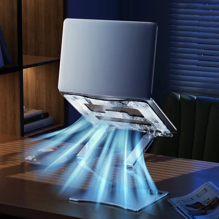 Wozinsky WRS-CPY75DSS Aluminum Laptop and Tablet Stand + Free Smartphone Stand - Silver - Stands and tables