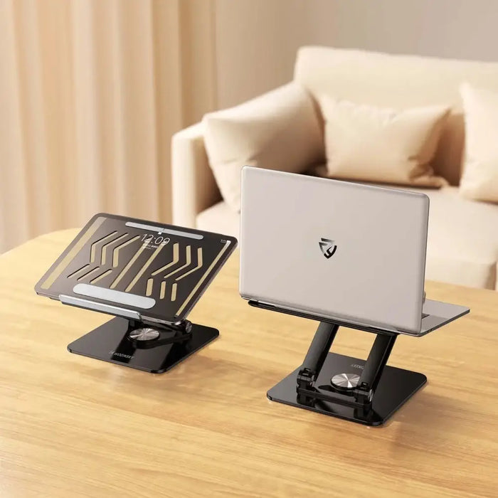 Wozinsky WRS-CPY84SB 360 Aluminum Laptop and Tablet Stand + Free Smartphone Stand - Black - Stands and tables