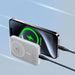 Wozinsky WRW349YWS 10,000 mAh Magnetic Power Bank - White - Powerbanks<<<HurtelXML