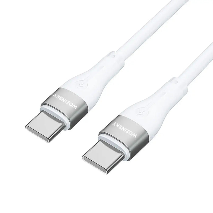 Wozinsky WSTCC2 USB-C / USB-C PD 65W cable 2 m - white - Cell phone cables<<<HurtelXML