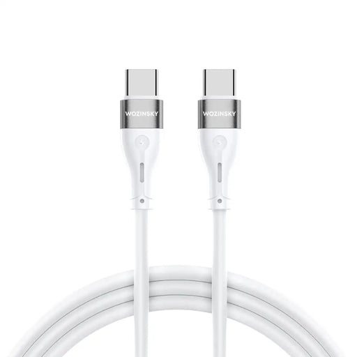 Wozinsky WSTCC2 USB-C / USB-C PD 65W cable 2 m - white - Cell phone cables<<<HurtelXML