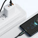 Wozinsky WUCCC1 USB-C - USB-C PD 100W 480Mb/s cable 1m with display - black - Cell phone cables<<<HurtelXML