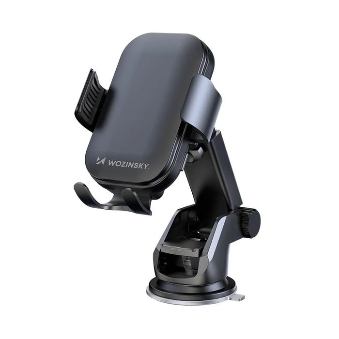 Wozinsky WUMID Car Dashboard Phone Holder with 15W Inductive Charger - Black - Uchwyty samochodowe z ładowarką Qi