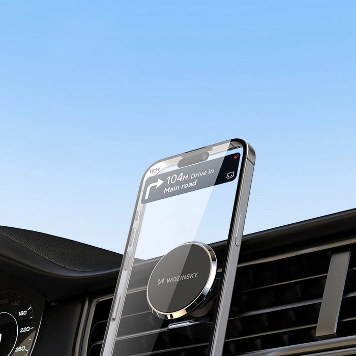 Wozinsky WUMKO magnetic phone holder for car air vent - black - Uchwyty samochodowe do telefonów<<<HurtelXML