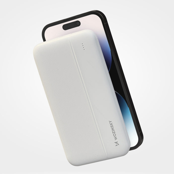 Wozinsky powerbank Li-Po 10000mAh 2 x USB white (WPBWE1)