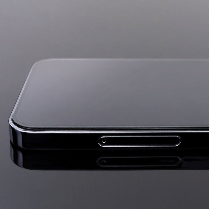 2pcs Full Screen Tempered Glass with Frame Case Friendly Wozinsky Full Glue iPhone 15 - Black