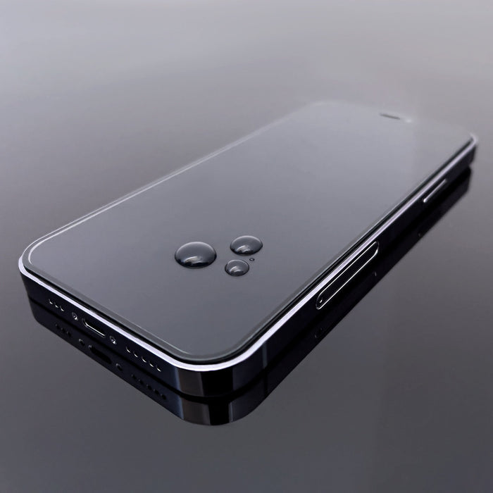 Wozinsky Full Glue iPhone 15 Pro Max Case Friendly Tempered Glass with Frame - Black
