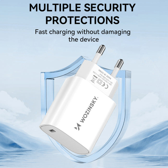 Wozinsky WGWCCW 20W USB-C wall charger - white