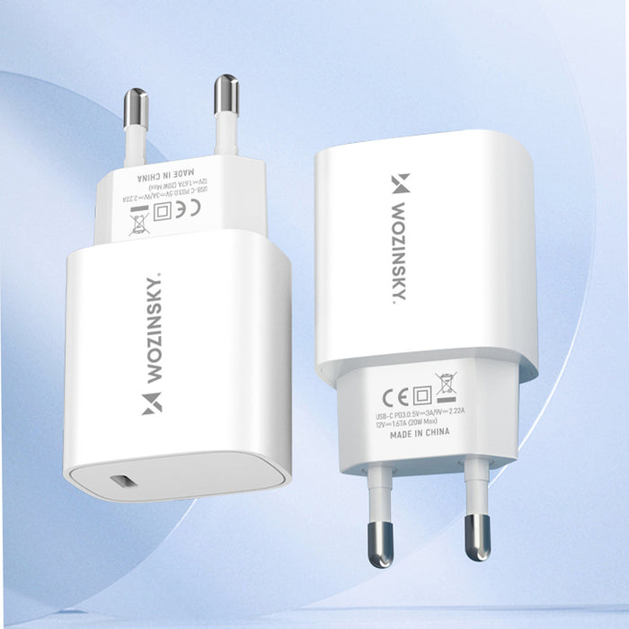 Wozinsky WGWCCW 20W USB-C wall charger - white