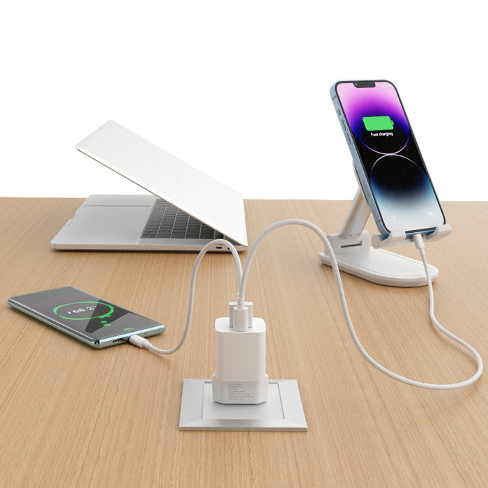 Wozinsky CMWCW 20W USB-C / USB-A wall charger - white
