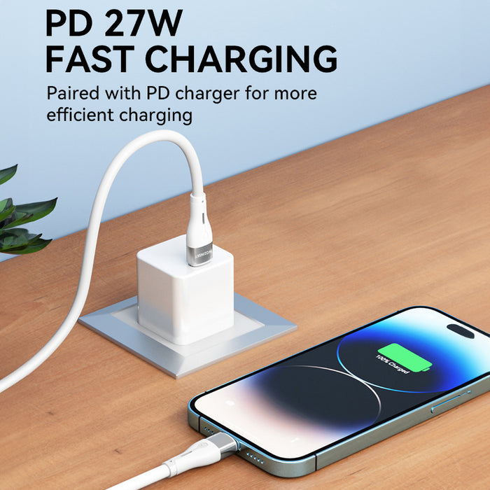 Wozinsky WSTCL1 Lightning / USB-C PD 27W cable 1 m - white