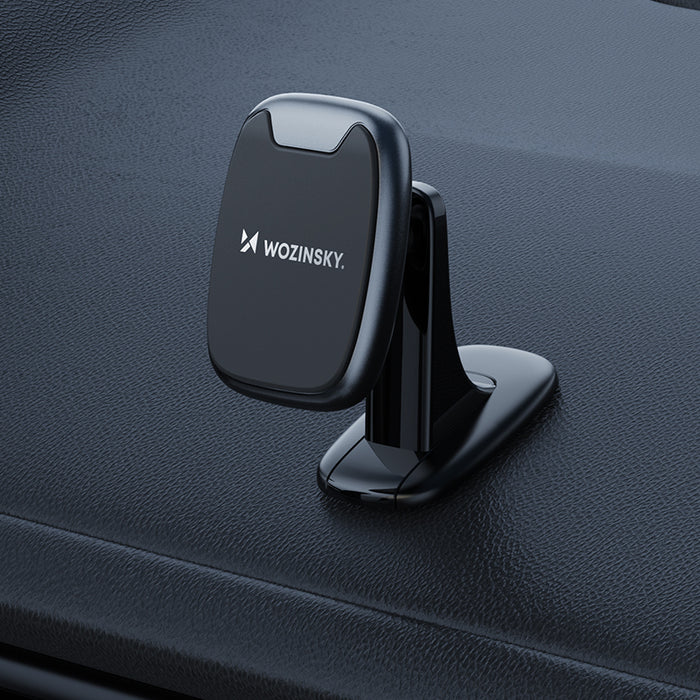 Wozinsky WUMTD Magnetic Car Dashboard Phone Holder - Black