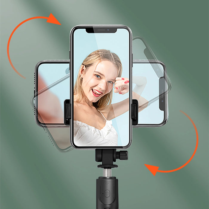 Selfie stick WRY1S telescopic tripod 0.7m for phone - black