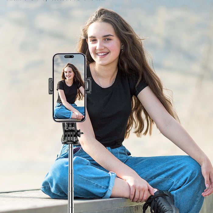 Wozinsky Selfie stick WC1Y3S telescopic tripod 1.3m with phone holder - black