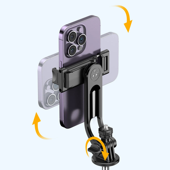 Selfie stick WC1Y3S telescopic tripod 1.3m with phone holder - black