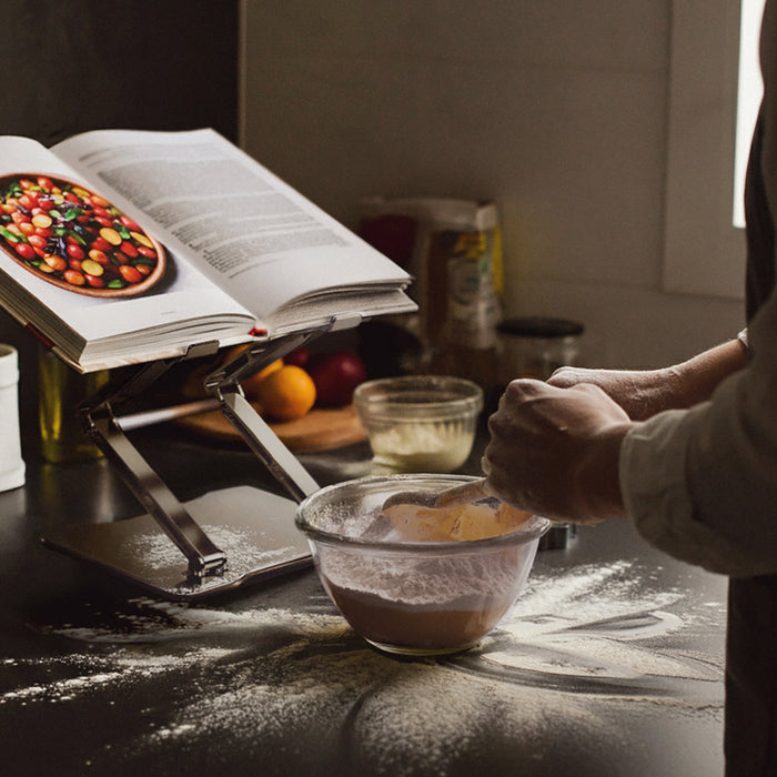 Wozinsky WRS-CPY75DSS Aluminum Laptop and Tablet Stand + Free Smartphone Stand - Silver