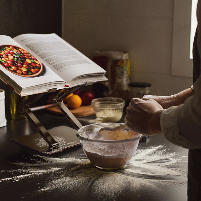 Wozinsky WRS-CPY75DSB Aluminum Laptop and Tablet Stand + Free Smartphone Stand - Black