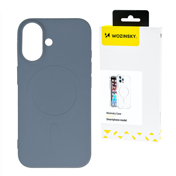 Wozinsky Silicone Case Magsafe Magnetic Case for Samsung Galaxy S25 Ultra - Gray