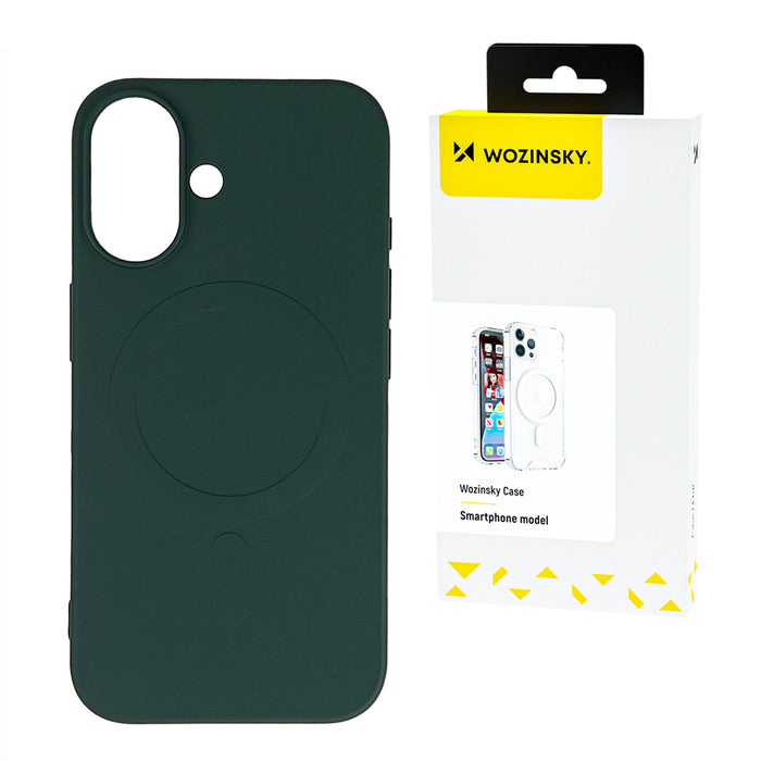 Liquid Silicone Case MagSafe for Samsung Galaxy S25+ - Green
