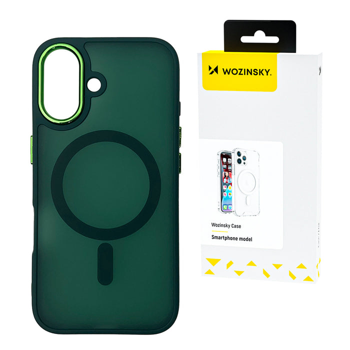 Wozinsky Fashion Case MagSafe for Samsung Galaxy S25 - Green