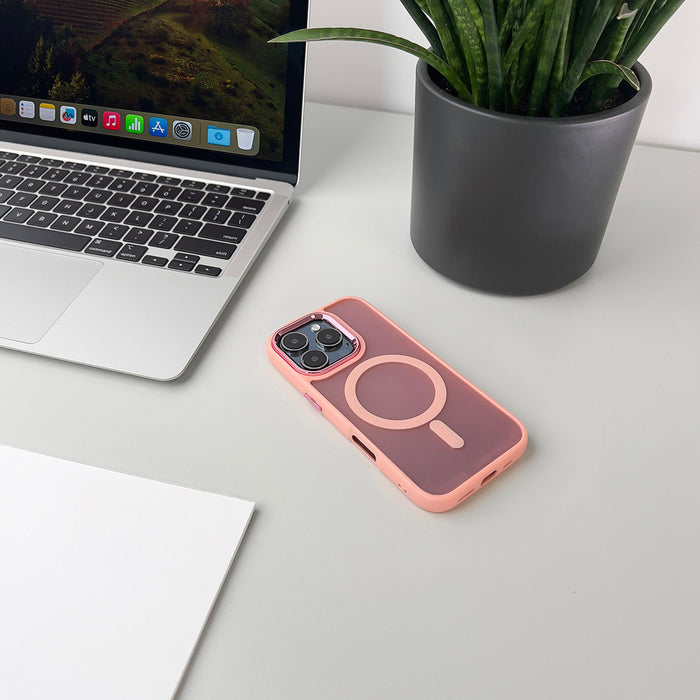Wozinsky Fashion Case MagSafe for Samsung Galaxy S25 - Pink