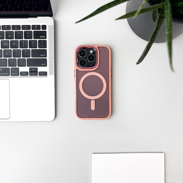 Wozinsky Fashion Case MagSafe for Samsung Galaxy S25 - Pink