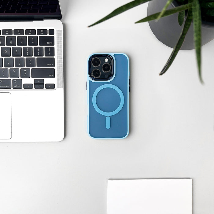 Wozinsky Fashion Case MagSafe for Samsung Galaxy S25 - Blue