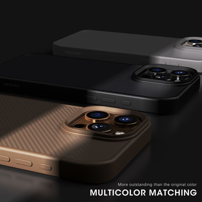 Wozinsky Carbon Fiber Case with MagSafe for Samsung Galaxy S25 - Brown