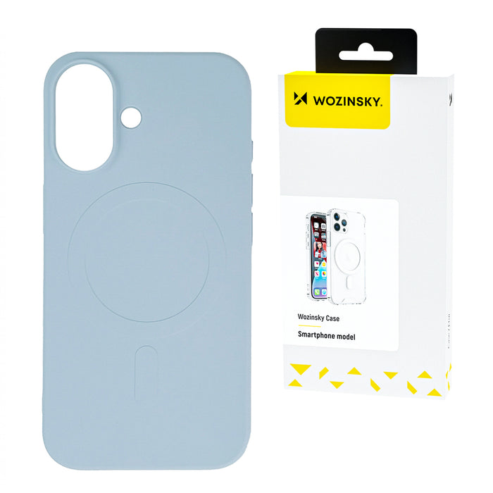 Wozinsky Liquid Silicone Case MagSafe for Samsung Galaxy S24 FE - light blue