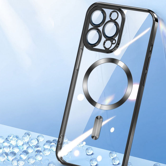 Wozinsky Electroplated Magsafe case for Samsung Galaxy S24 FE - black