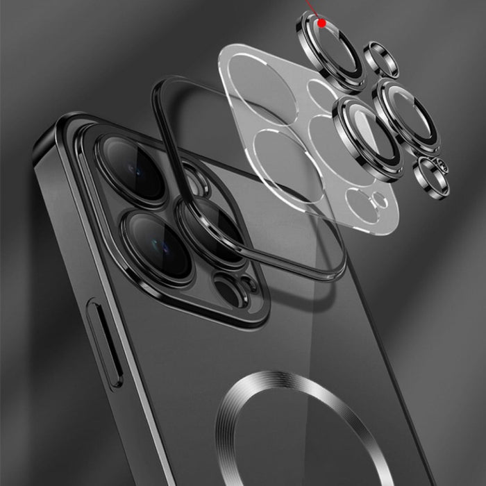 Wozinsky Electroplated Magsafe case for Samsung Galaxy S24 FE - blue