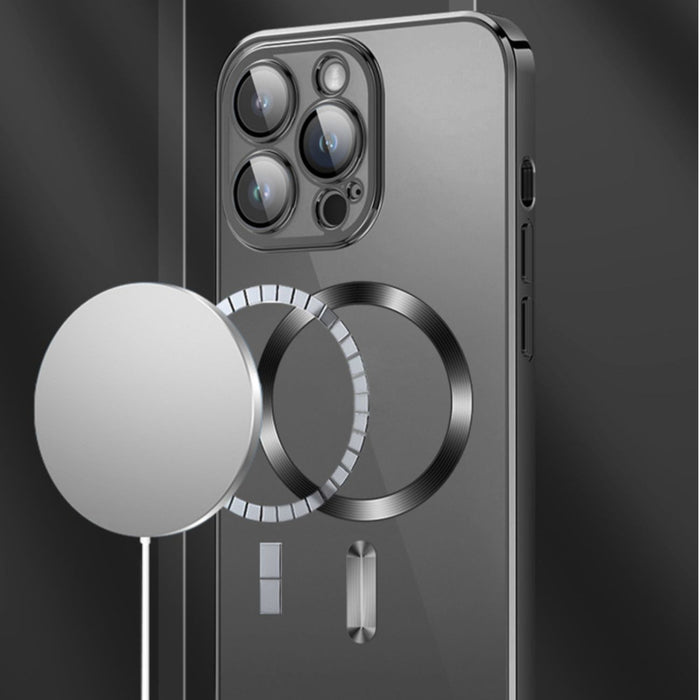 Wozinsky Electroplated Magsafe case for Samsung Galaxy S24 FE - pink