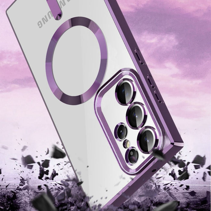 Wozinsky Electroplated Magsafe case for Samsung Galaxy S24 FE - gold