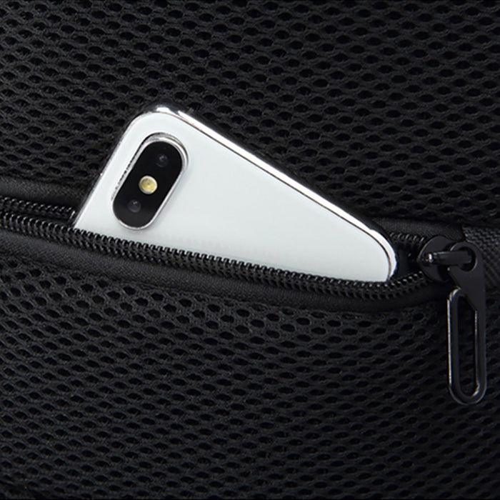 Wozinsky Premium Single Shoulder Anti-Theft City Backpack with Organizer and USB - Black