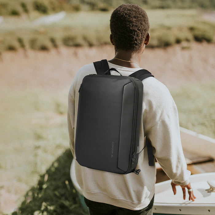 Wozinsky Premium 15.6'' Laptop Backpack/Bag with Strap - Black