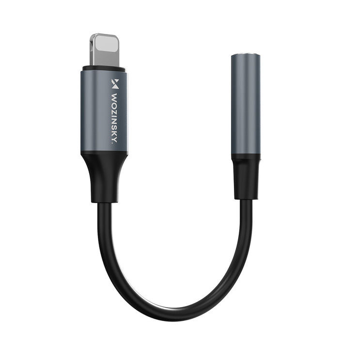 Wozinsky WALJ-01 Lightning adapter - 3.5mm mini jack - black