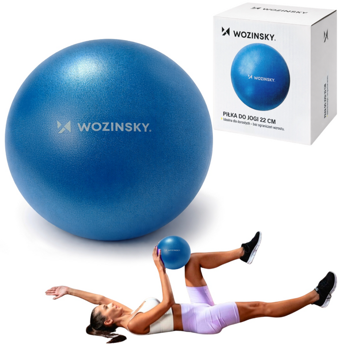Wozinsky WPDP-N22 rehabilitation exercise ball 22cm - blue