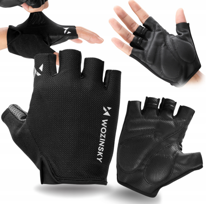 Wozinsky WRR-01L cycling gloves size L - black