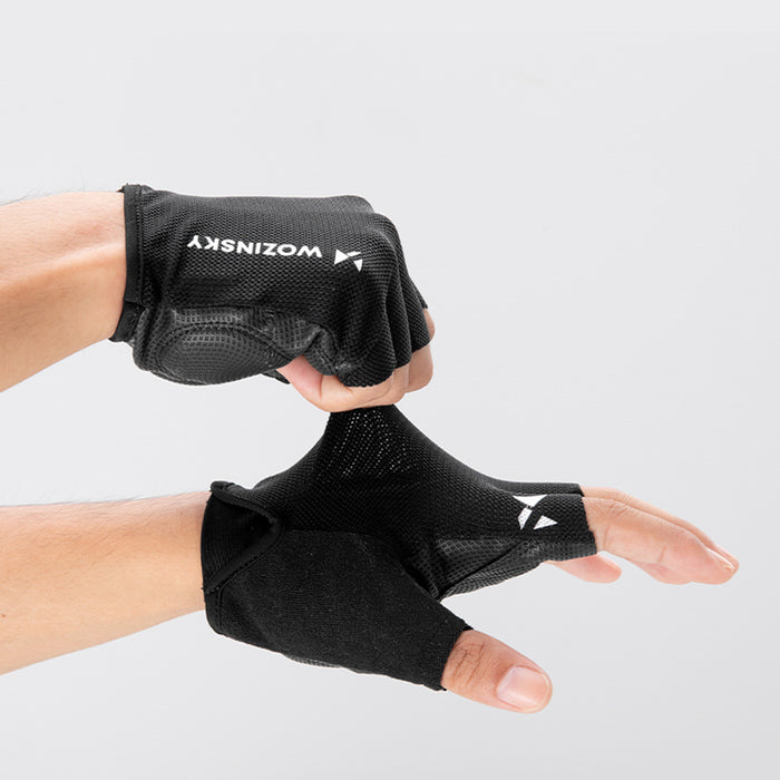 Wozinsky WRR-01M cycling gloves size M - black