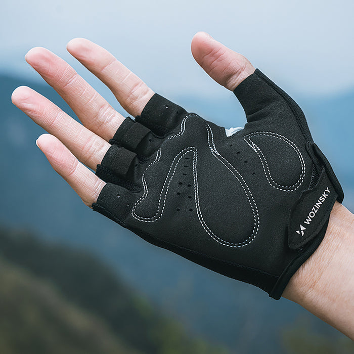 Wozinsky WRR-02M cycling gloves size M - gray