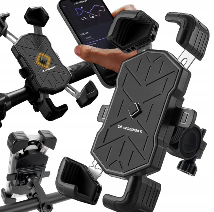 Wozinsky WUD-01B Handlebar Phone Holder for Bike - Black
