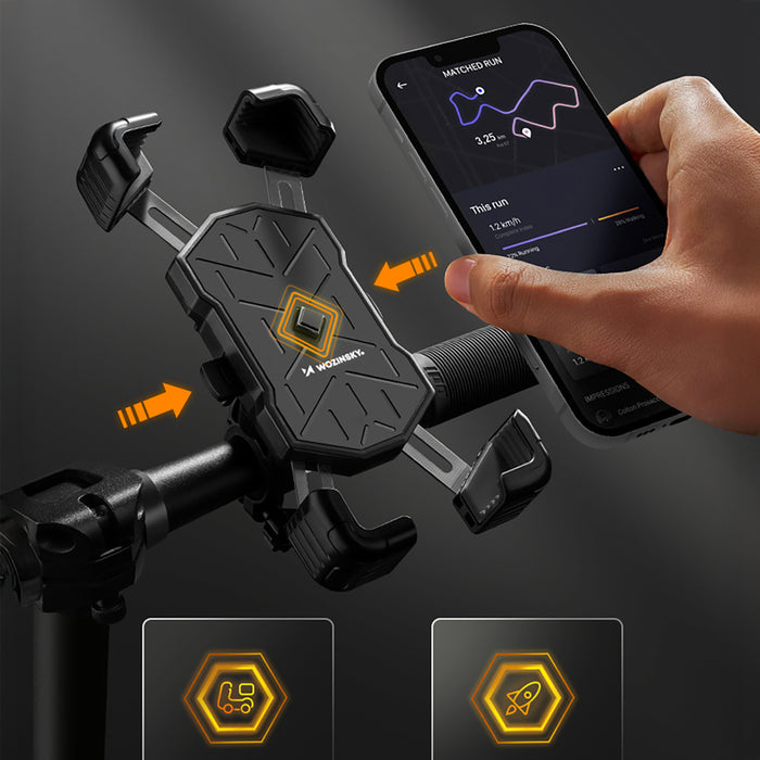Wozinsky WUD-01B Handlebar Phone Holder for Bike - Black