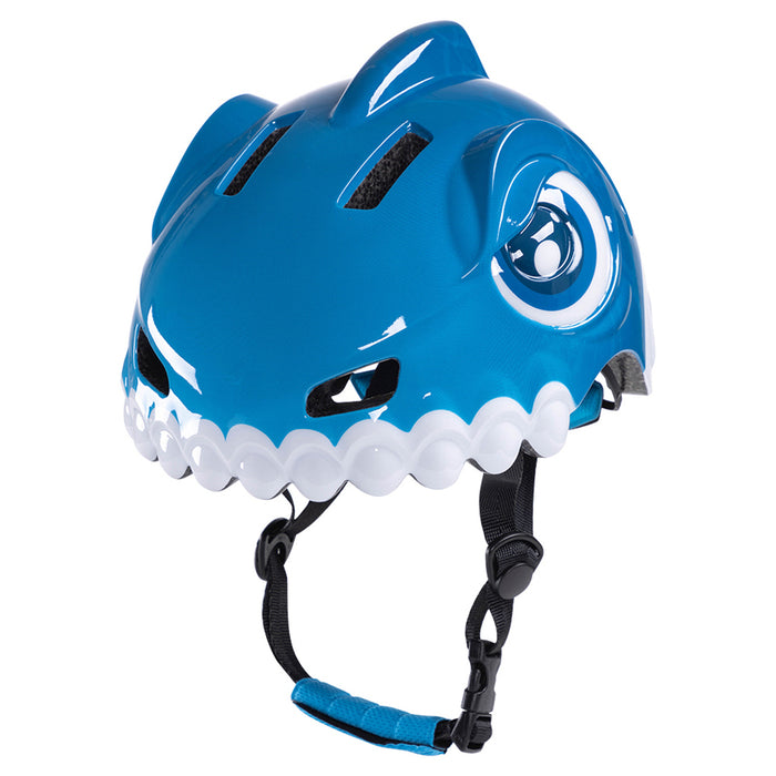 Wozinsky Children's Bike Helmet Dinosaur Pattern S - Blue