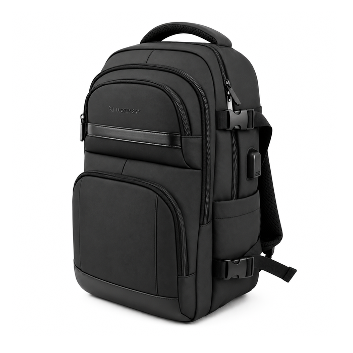 Wozinsky WPW-20L Backpack with Laptop Pocket for 15" Travel 40x20x25 cm for Hand Luggage - Black