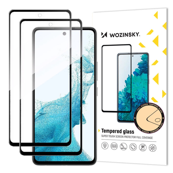 Wozinsky Full Glue Tempered Glass for Samsung Galaxy S26 Ultra Compatible with Fingerprint Reader 2 pcs.